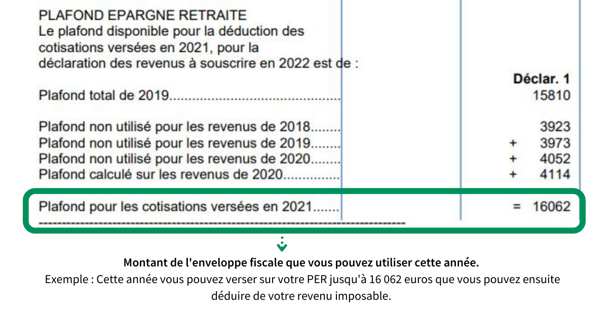 Image d'un feuille d'impôts